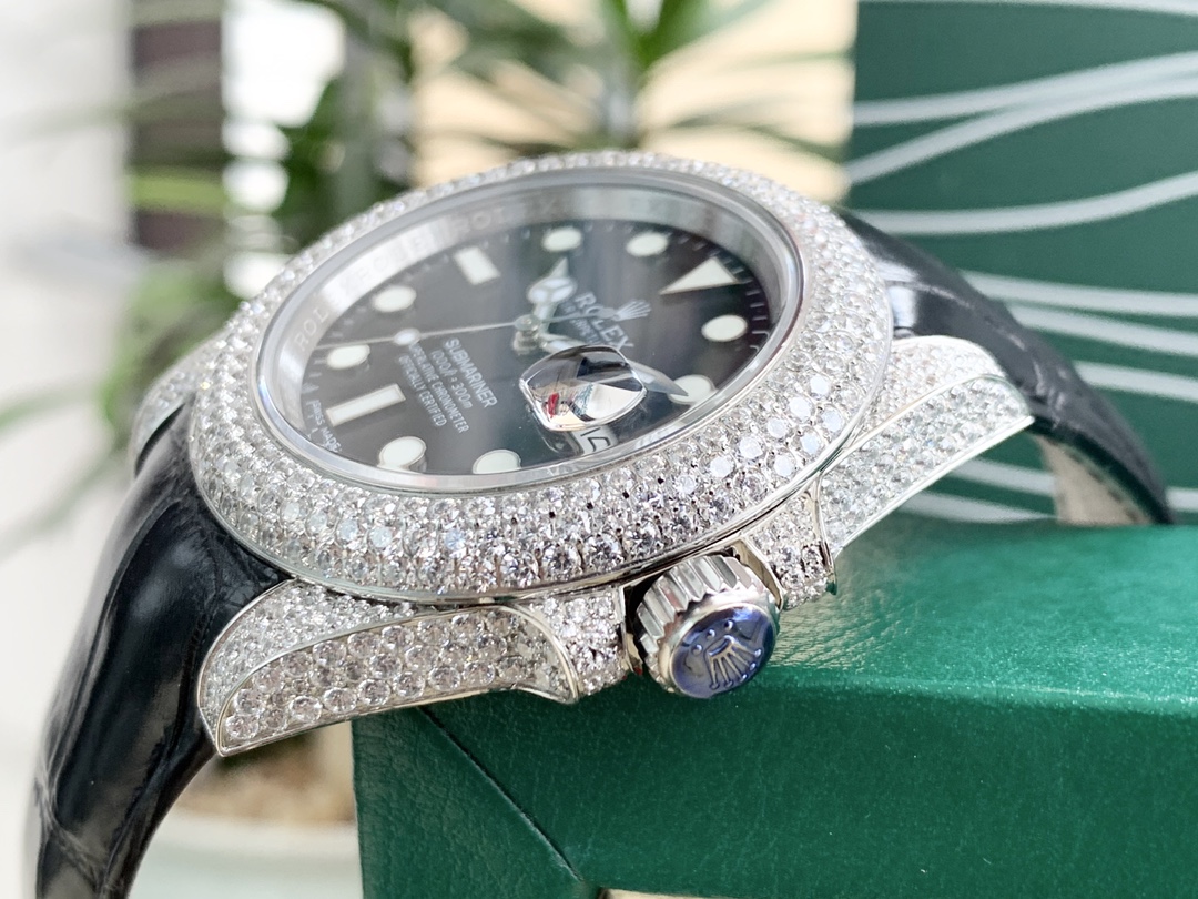 【新品推荐】劳.力士Rolex,潜航者型后镶钻腕表