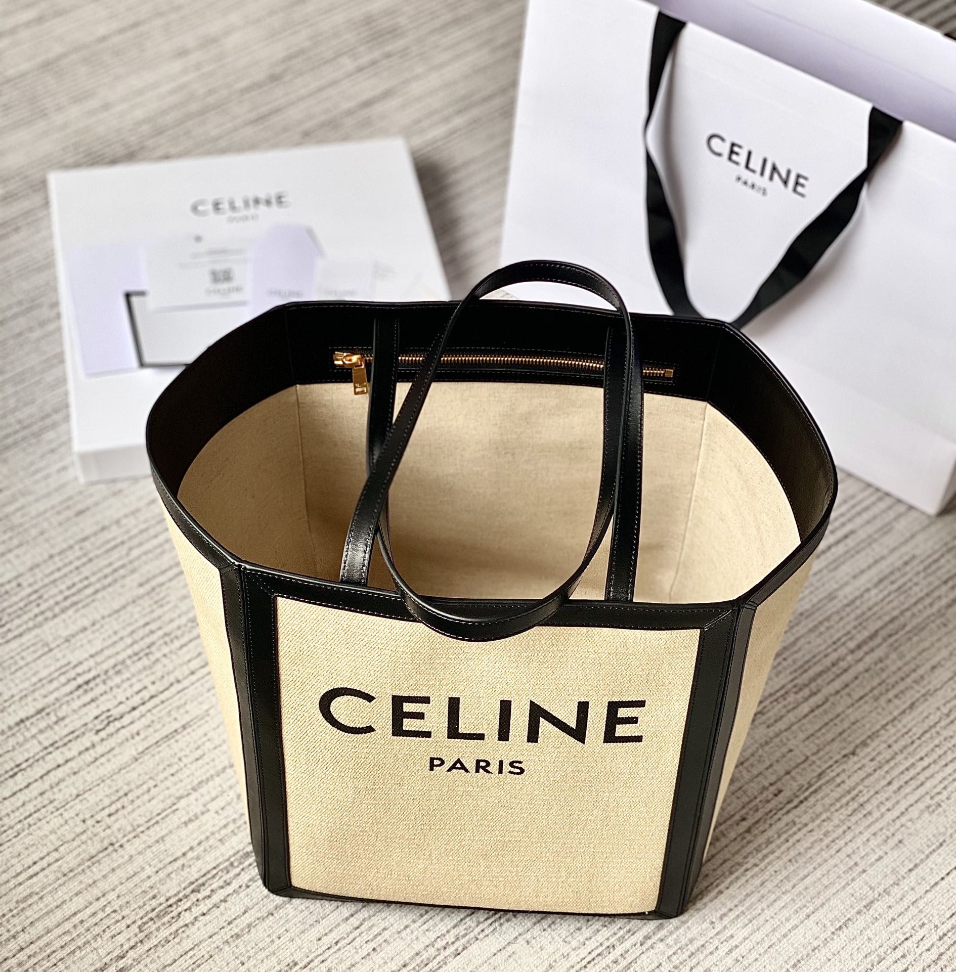 CELINE 新款CABAS麻布购物袋 197532