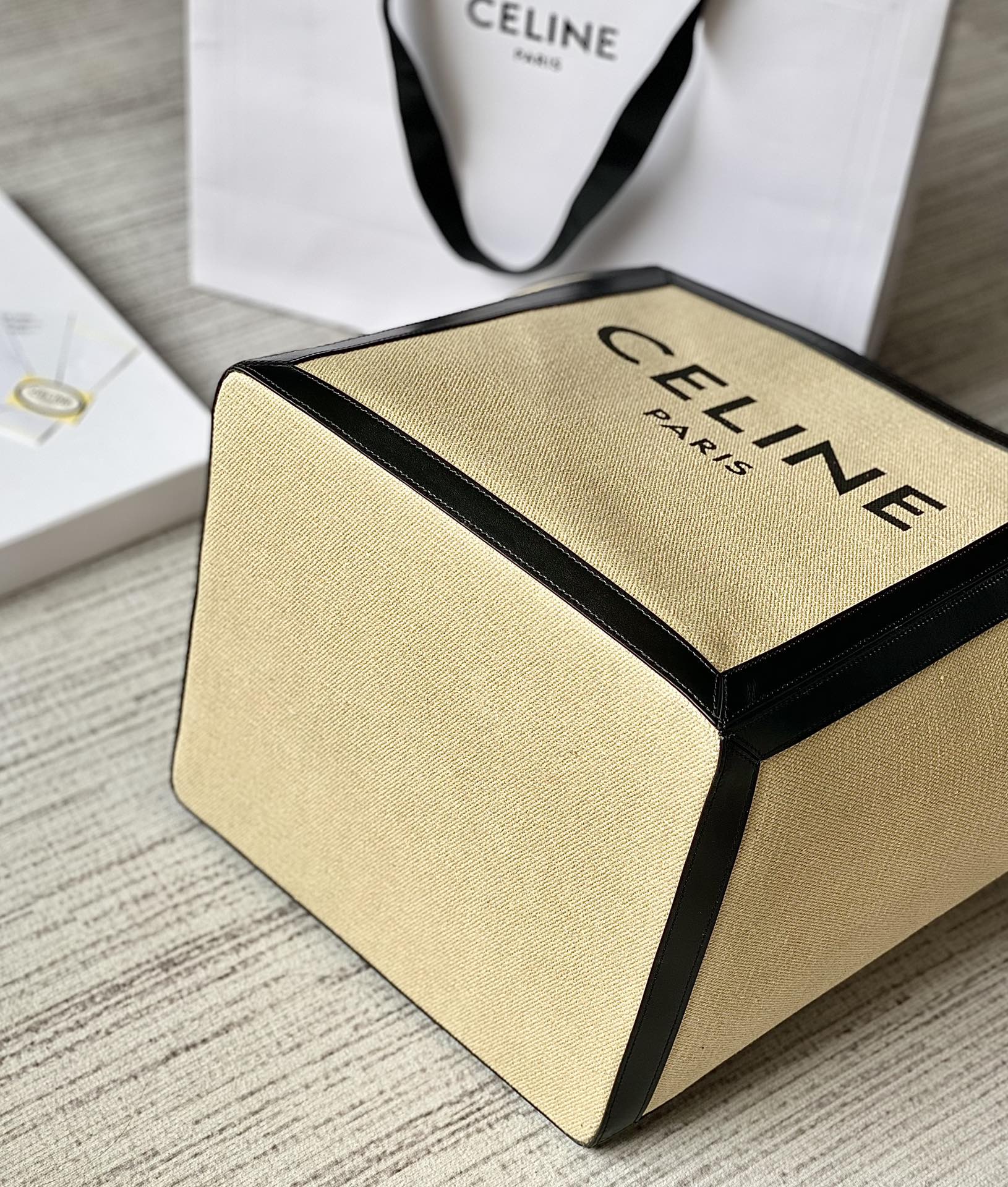 CELINE 新款CABAS麻布购物袋 197532