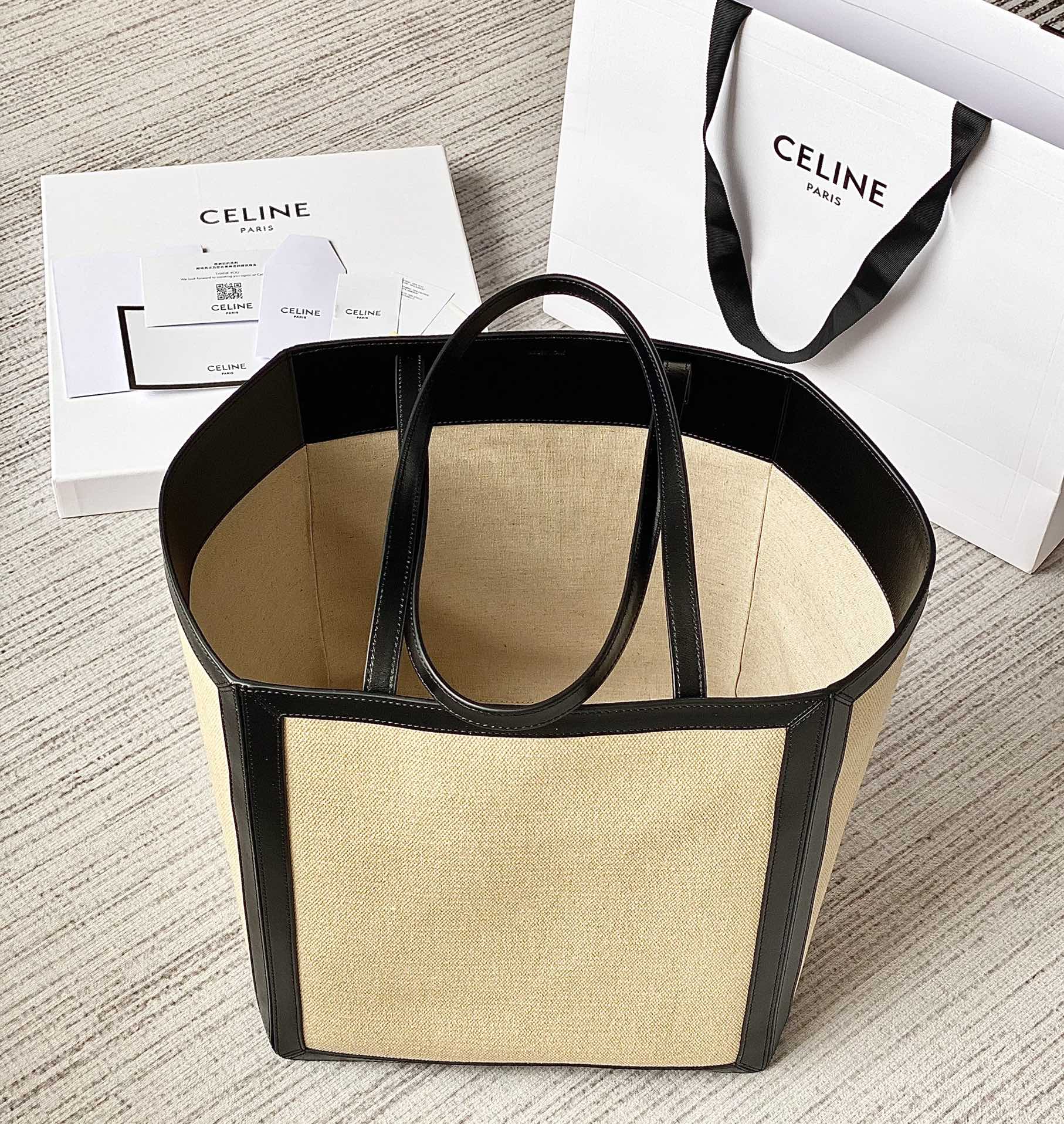 CELINE 新款CABAS麻布购物袋 197532