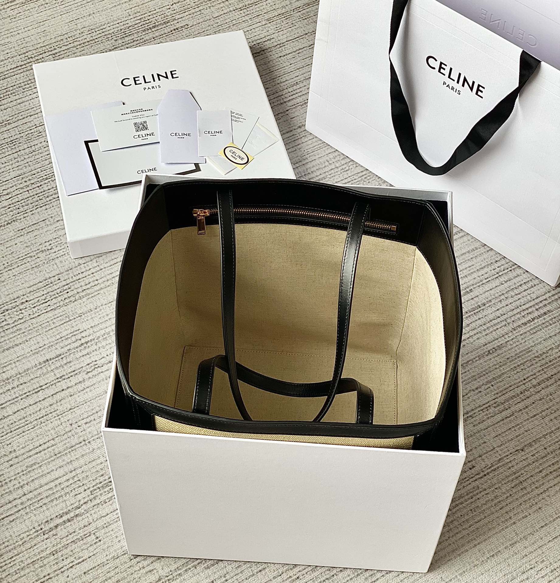 CELINE 新款CABAS麻布购物袋 197532