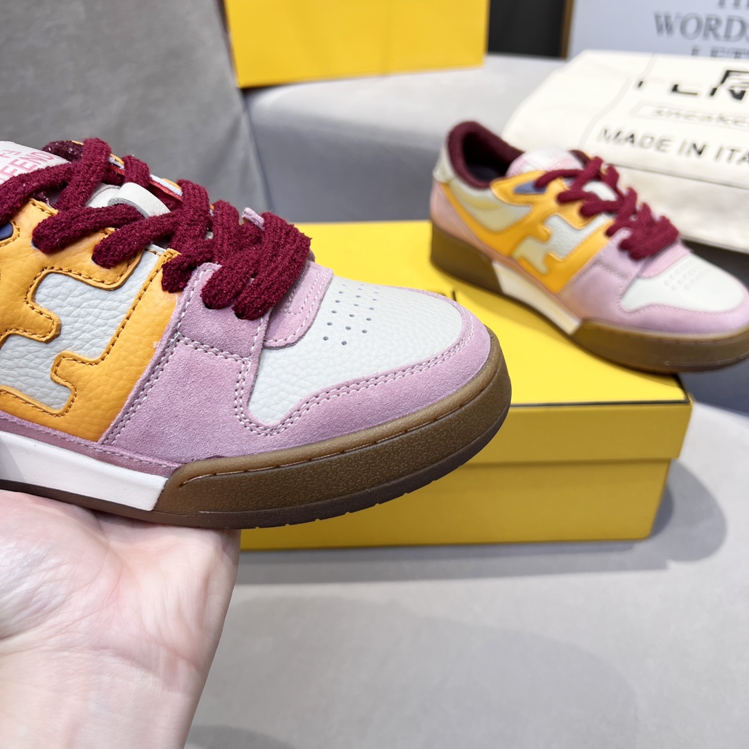 Fendi Fendi 〰FD Match Series Suela Gruesa Retro Sport Slip-On Zapatos 1:1 ¡De primera calidad! Otra 