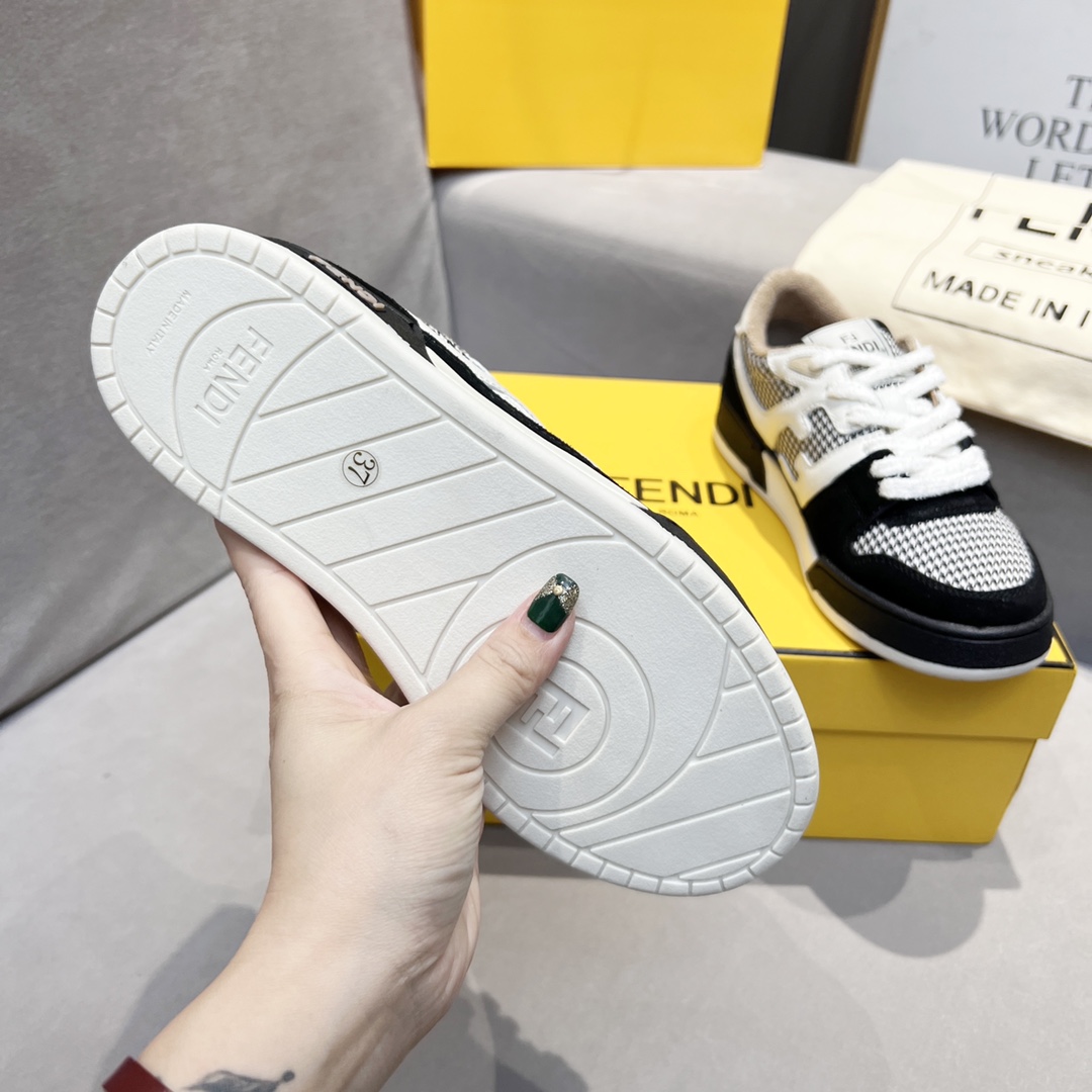 Fendi Fendi 〰FD Match Series Suela Gruesa Retro Sport Slip-On Zapatos 1:1 ¡De primera calidad! Otra 