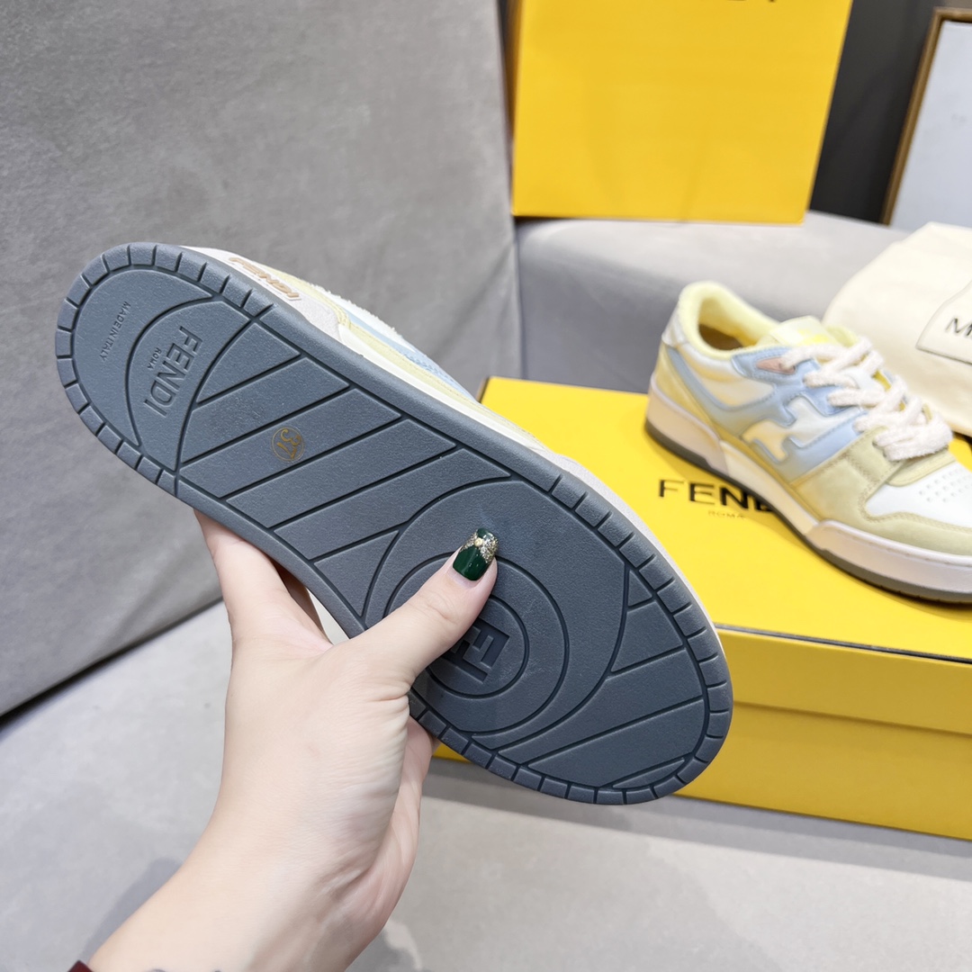 Fendi Fendi 〰FD Match Series Suela Gruesa Retro Sport Slip-On Zapatos 1:1 ¡De primera calidad! Otra 
