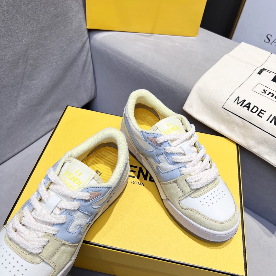 Fendi Fendi 〰FD Match Series Suela Gruesa Retro Sport Slip-On Zapatos 1:1 ¡De primera calidad! Otra 