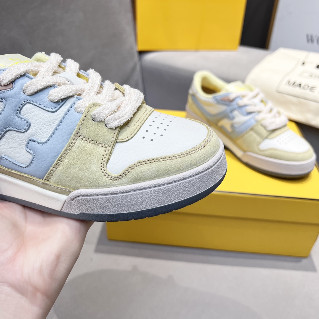 Fendi Fendi 〰FD Match Series Suela Gruesa Retro Sport Slip-On Zapatos 1:1 ¡De primera calidad! Otra 