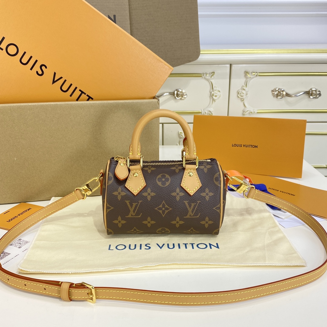 Louis Vuitton LV Speedy Bags Handbags Monogram Canvas Mini M81085