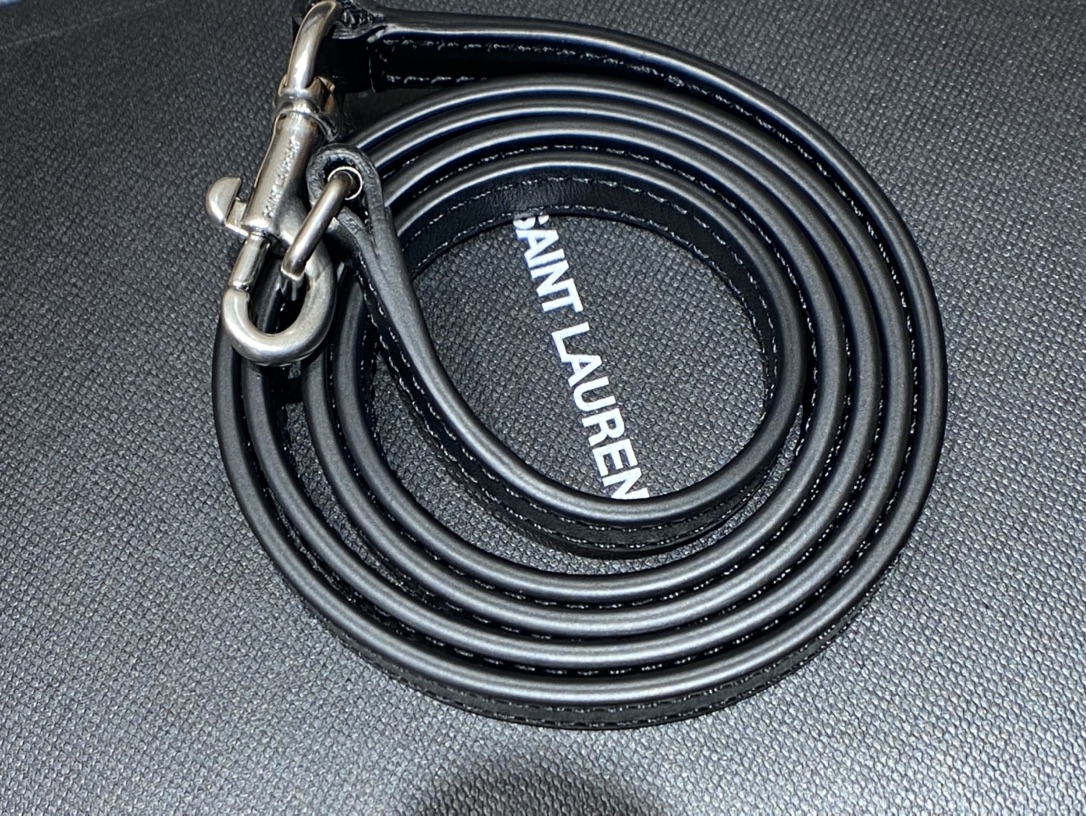 YSL LouLou 20CM 迷你斜挎包 467072黑色/银扣