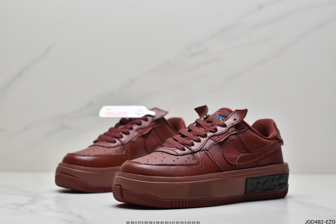 180 耐克NK Air Force 1 Fontanka皮革白原楦头原纸板DH1290-100