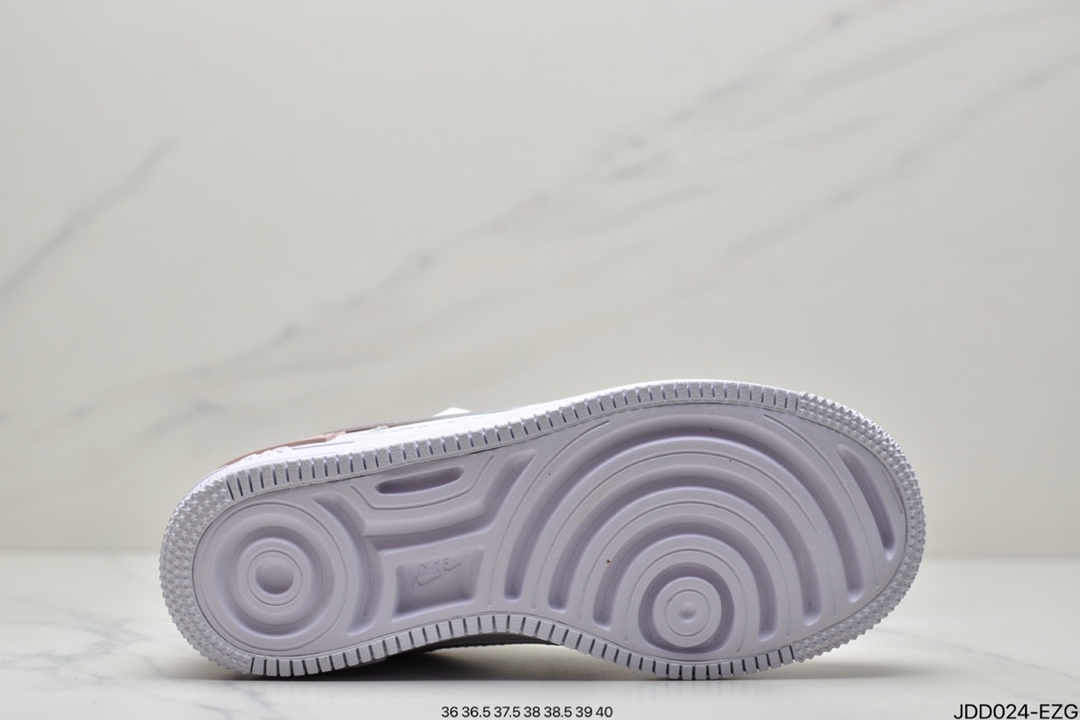 120 真标耐克Nike WMNS Air Force 1 Shadow 马卡龙空军一号轻量增高低帮百搭板鞋CI0919-100