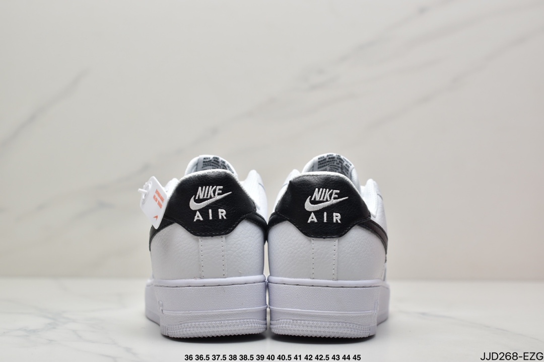 130 真标 耐克Nike Air Force 1 Low 白黑空军一号CT2302-100
