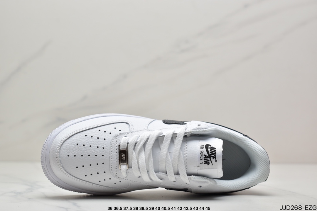 130 真标 耐克Nike Air Force 1 Low 白黑空军一号CT2302-100