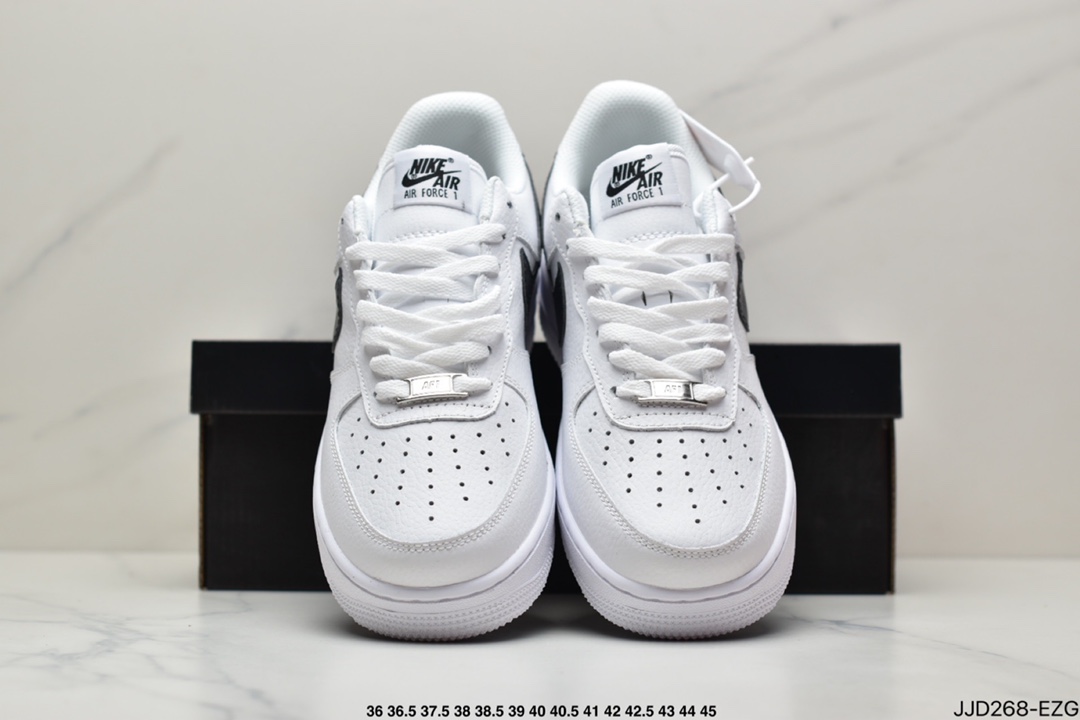 130 真标 耐克Nike Air Force 1 Low 白黑空军一号CT2302-100
