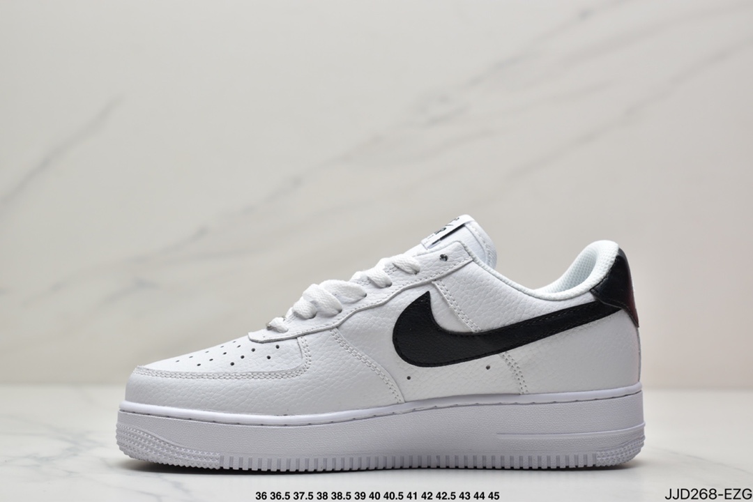 130 真标 耐克Nike Air Force 1 Low 白黑空军一号CT2302-100