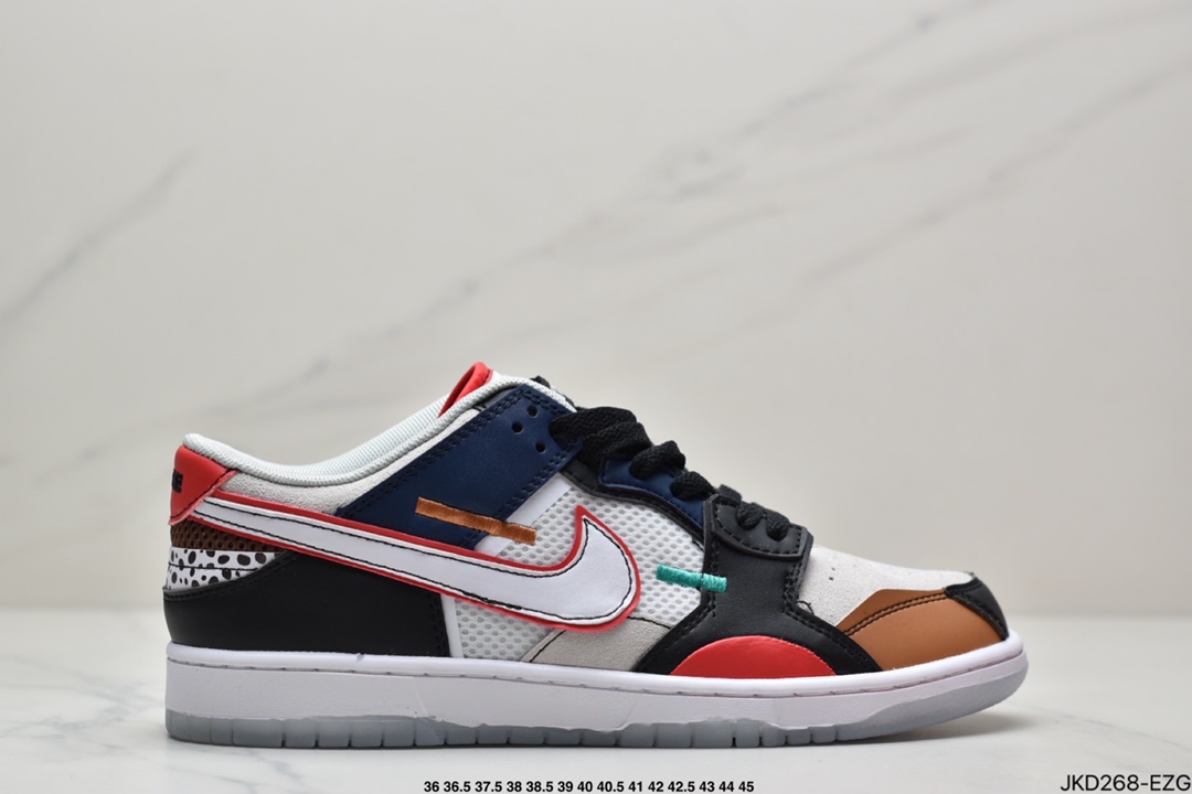 160 真标耐克Dunk Scrap ”Archeo Brown” SB解构系列板鞋 DB0500