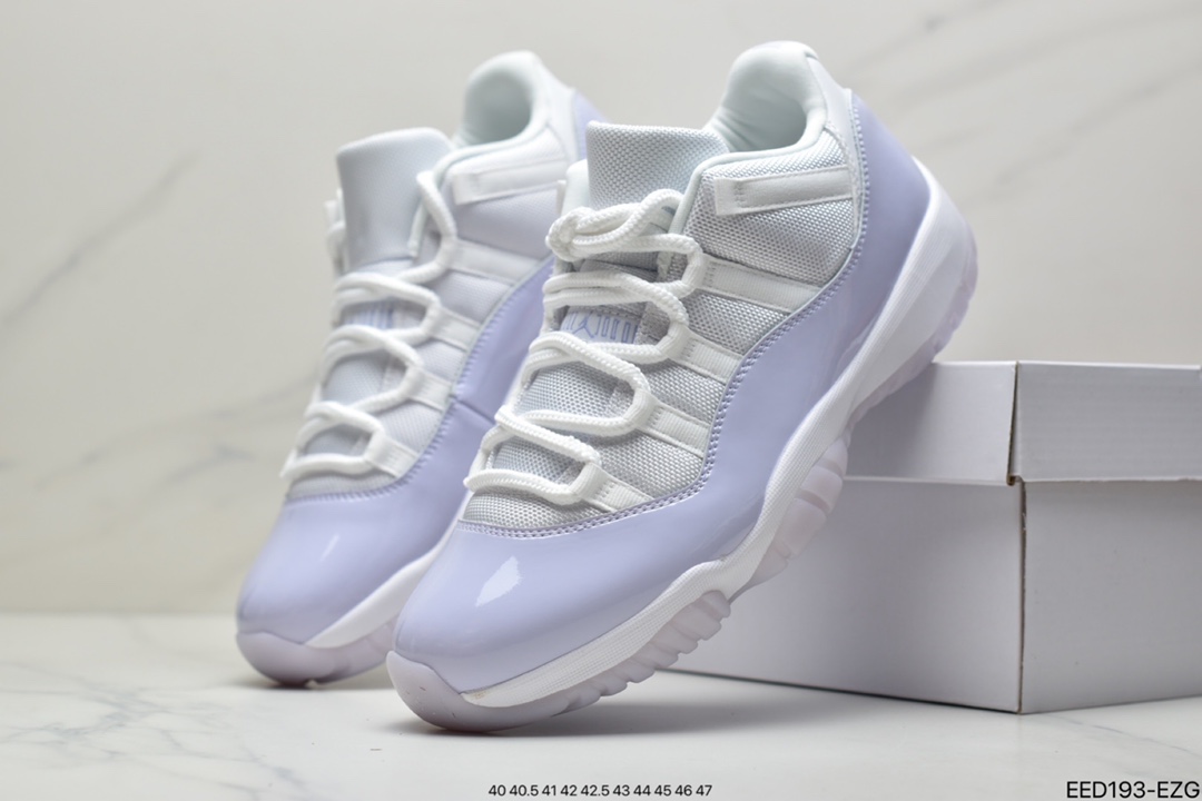 370 Nike Wmns Air Jordan 11 Retro Low”Concord”AJ11乔11代迈克尔·乔丹低帮运动文化篮球鞋AH7860-101