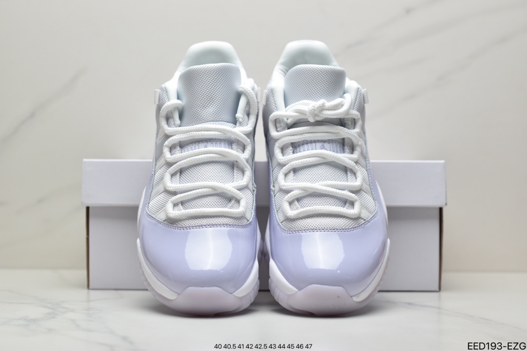 370 Nike Wmns Air Jordan 11 Retro Low”Concord”AJ11乔11代迈克尔·乔丹低帮运动文化篮球鞋AH7860-101