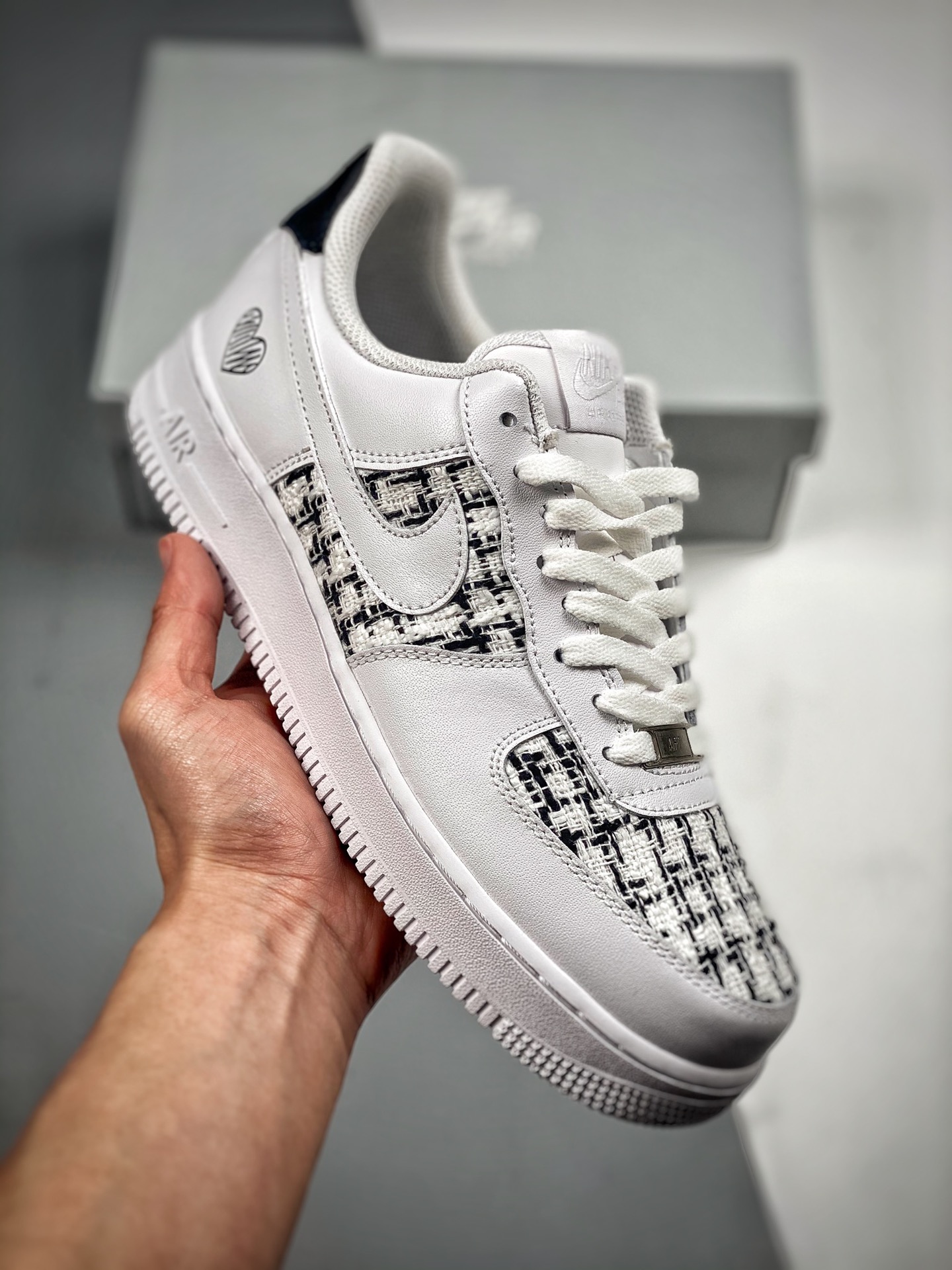Nike Air Force 1 Low Casual Skate Shoes Off-White Small Fragrance Style Original Grade Original Last and Paper Pattern …