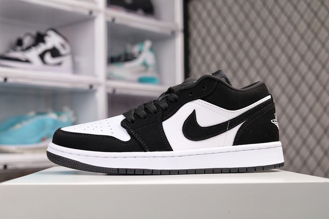 G5 乔丹 低帮 白黑 Air Jordan 1 AJ1低帮原鞋购回重新打版开模 拒绝公底 购置公司同步原材料 都有细节还原95%全网最高版本 原汁原味 忠于原版 ×993YJJB