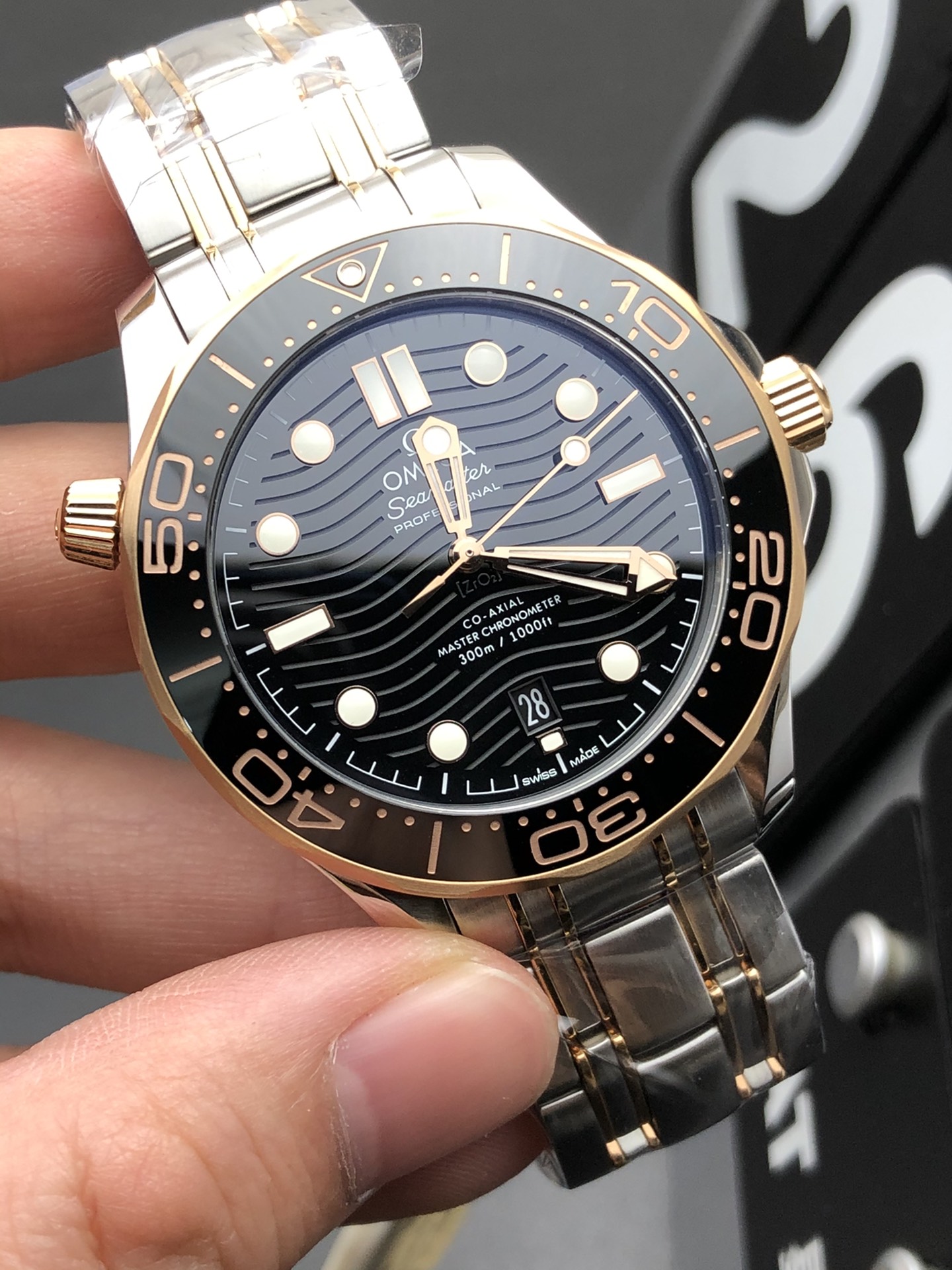Omega OR 玫瑰金海马