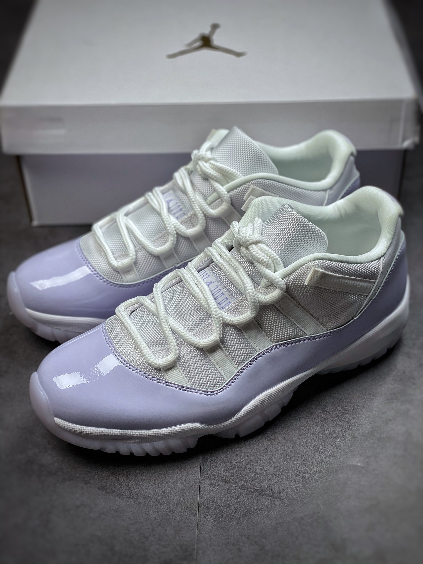 330   Air Jordan AJ11 Low 白紫 原楦原档案数据开模打造AH7860-101