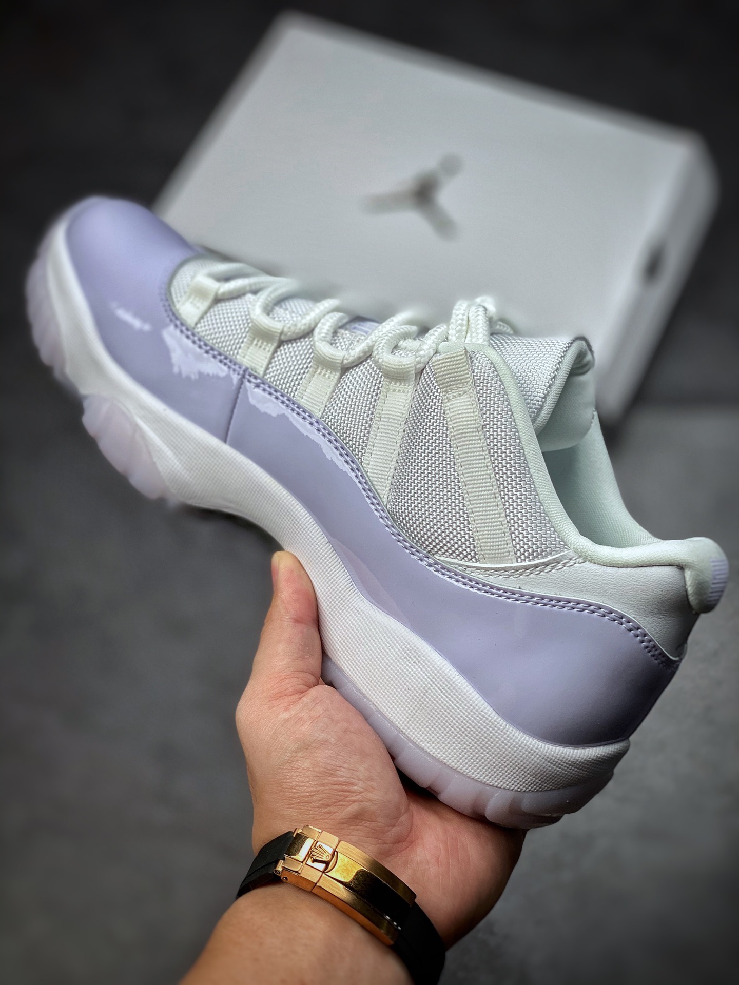 330   Air Jordan AJ11 Low 白紫 原楦原档案数据开模打造AH7860-101