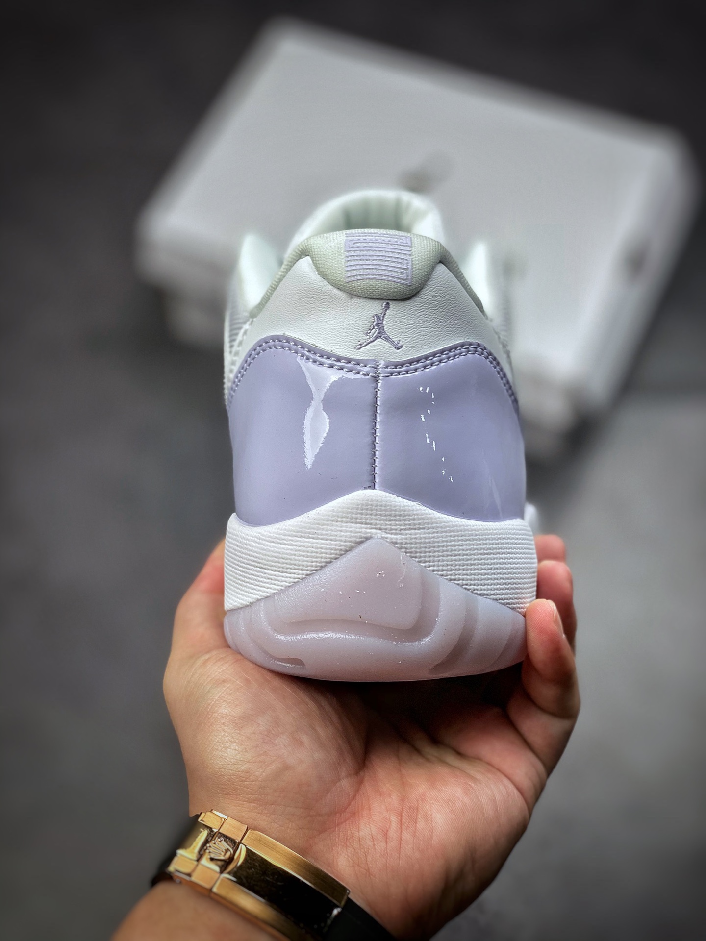330   Air Jordan AJ11 Low 白紫 原楦原档案数据开模打造AH7860-101
