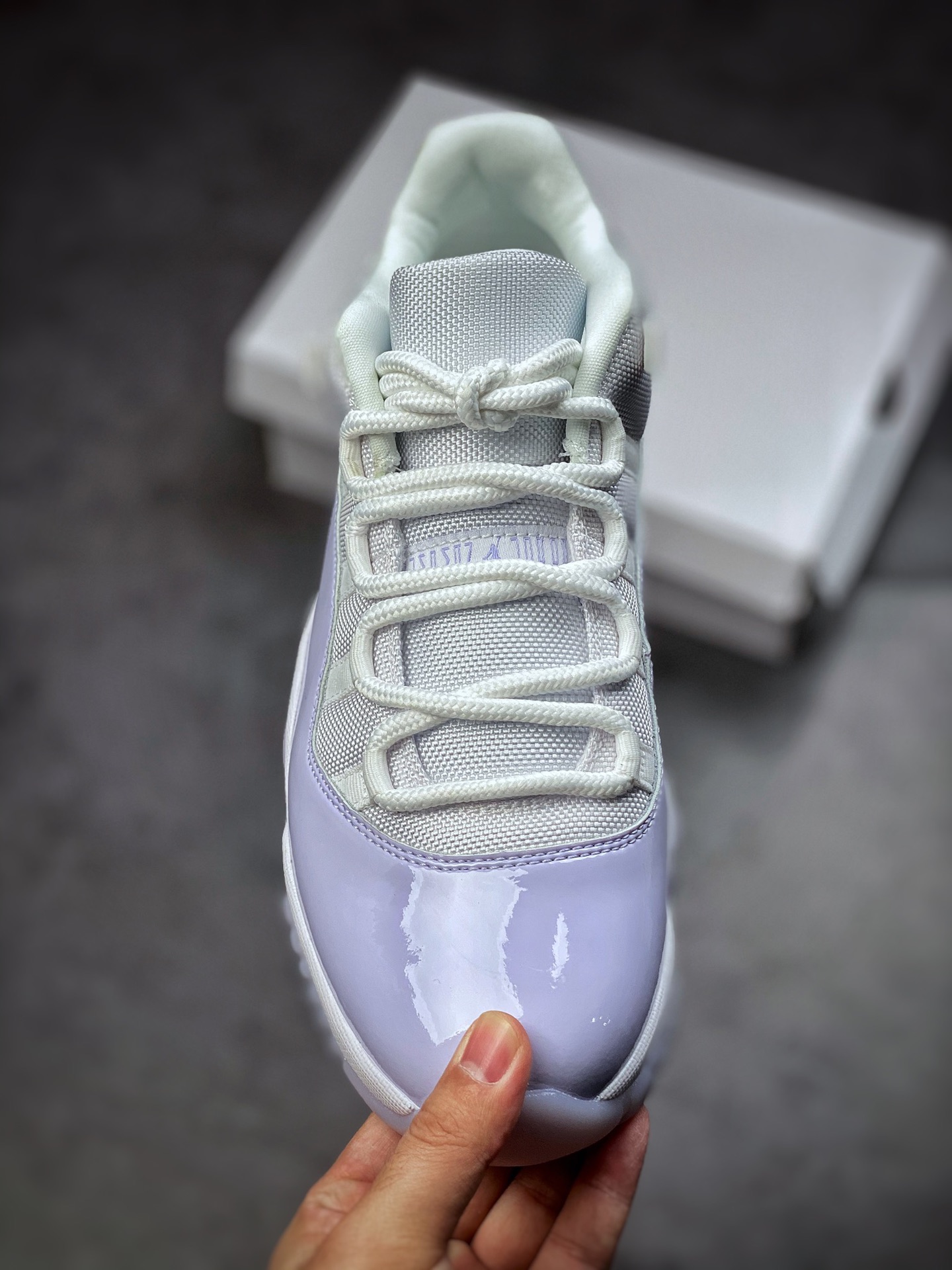 330   Air Jordan AJ11 Low 白紫 原楦原档案数据开模打造AH7860-101