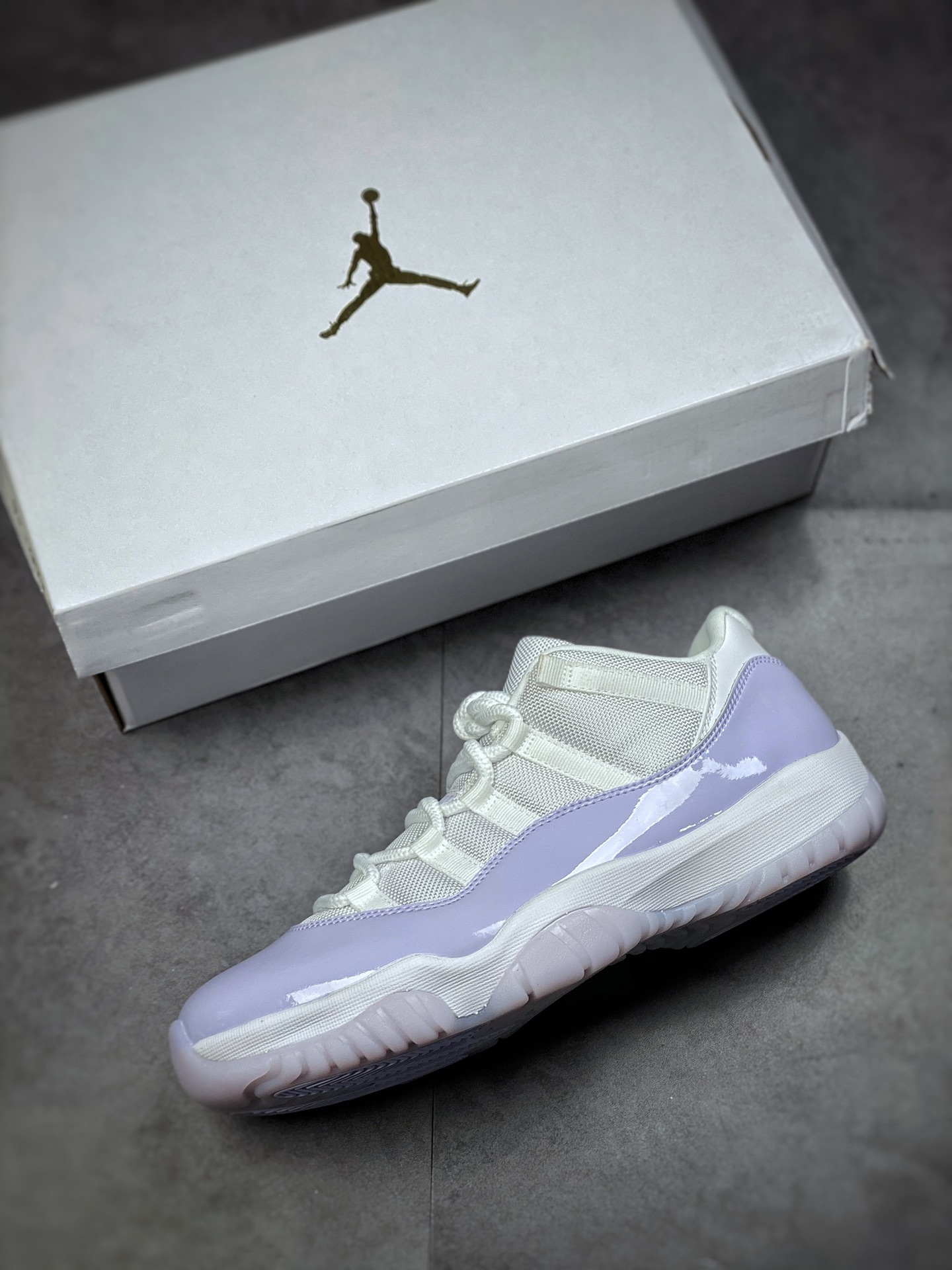 330   Air Jordan AJ11 Low 白紫 原楦原档案数据开模打造AH7860-101