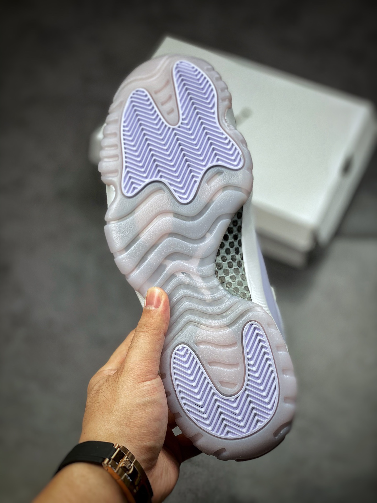 330   Air Jordan AJ11 Low 白紫 原楦原档案数据开模打造AH7860-101
