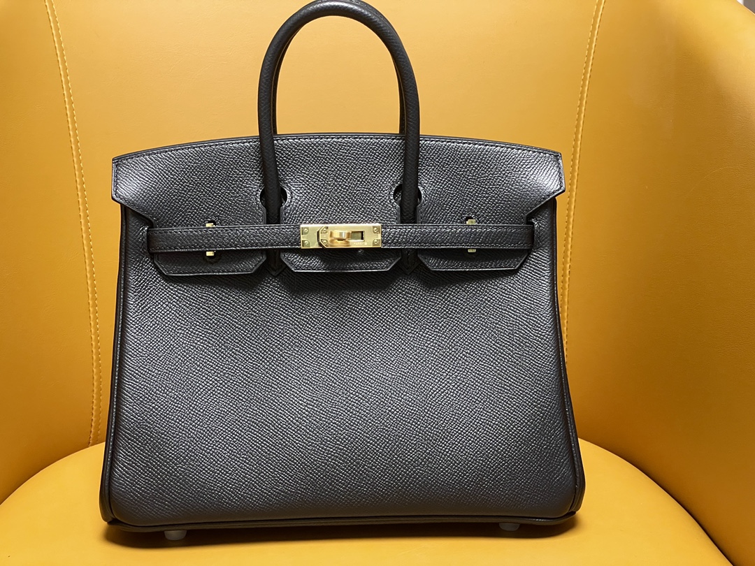 Hermes Birkin Bags Handbags Black Epsom