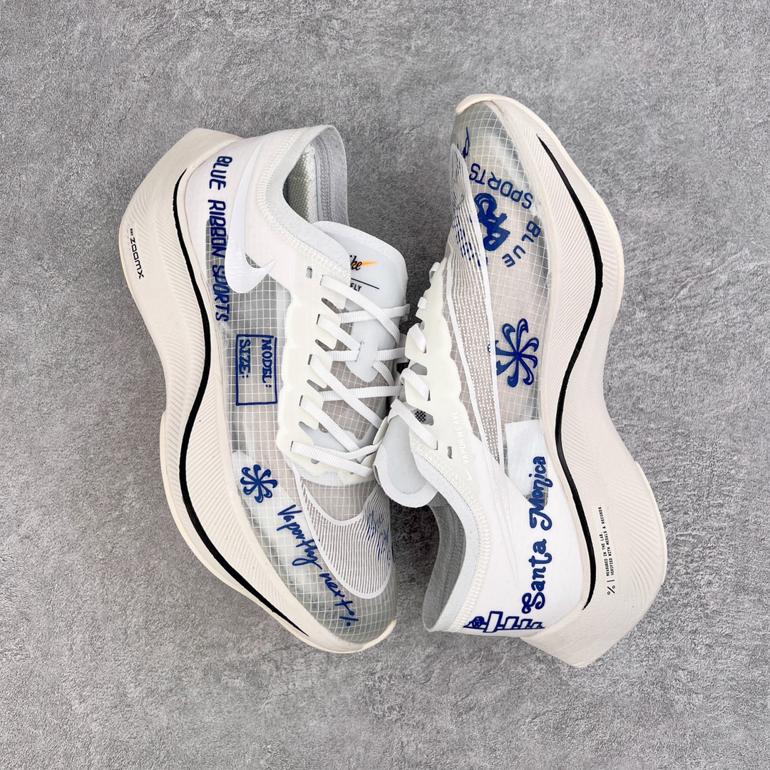 图片[3]-＃纯原福利 NK ZoomX Vaporfly Next% 马拉松一代跑鞋 鞋面使用了全新 Vaporweave 科技 这种类似蝉翼的材质相比 Flyknit 更加轻薄透气 非对称的鞋带系统和泡棉护垫的加入令舒适度更高 鞋头辅以超大的 Swoosh 点缀 再配上流线型外观设计 时尚感十足 尺码：36 36.5 37.5 38 38.5 39 40 40.5 41 42 42.5 43 44 44.5 45-选品中心