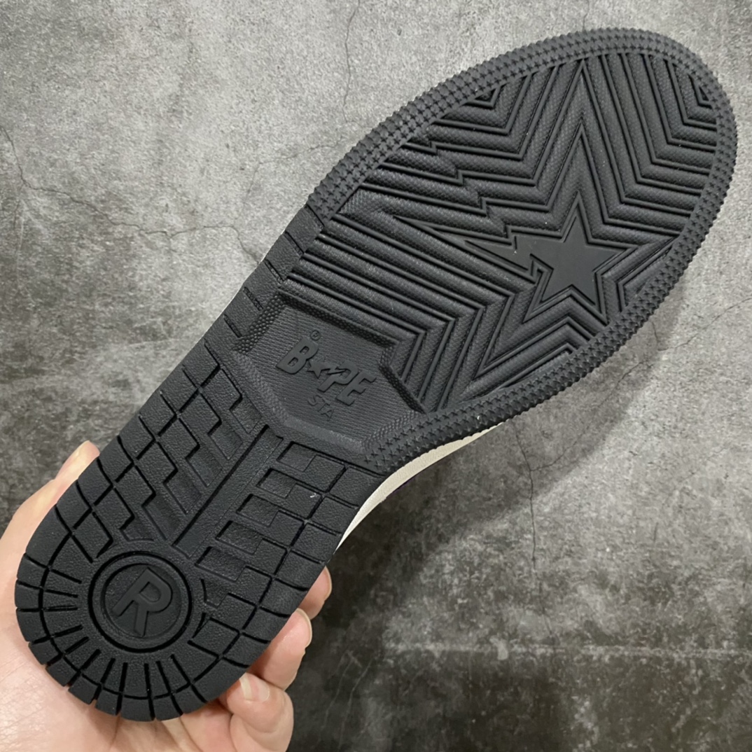 图片[5]-外贸版Bapesta 绿紫配色 市售顶级版本 鞋型皮料做工到位 尺码：36-44-选品中心