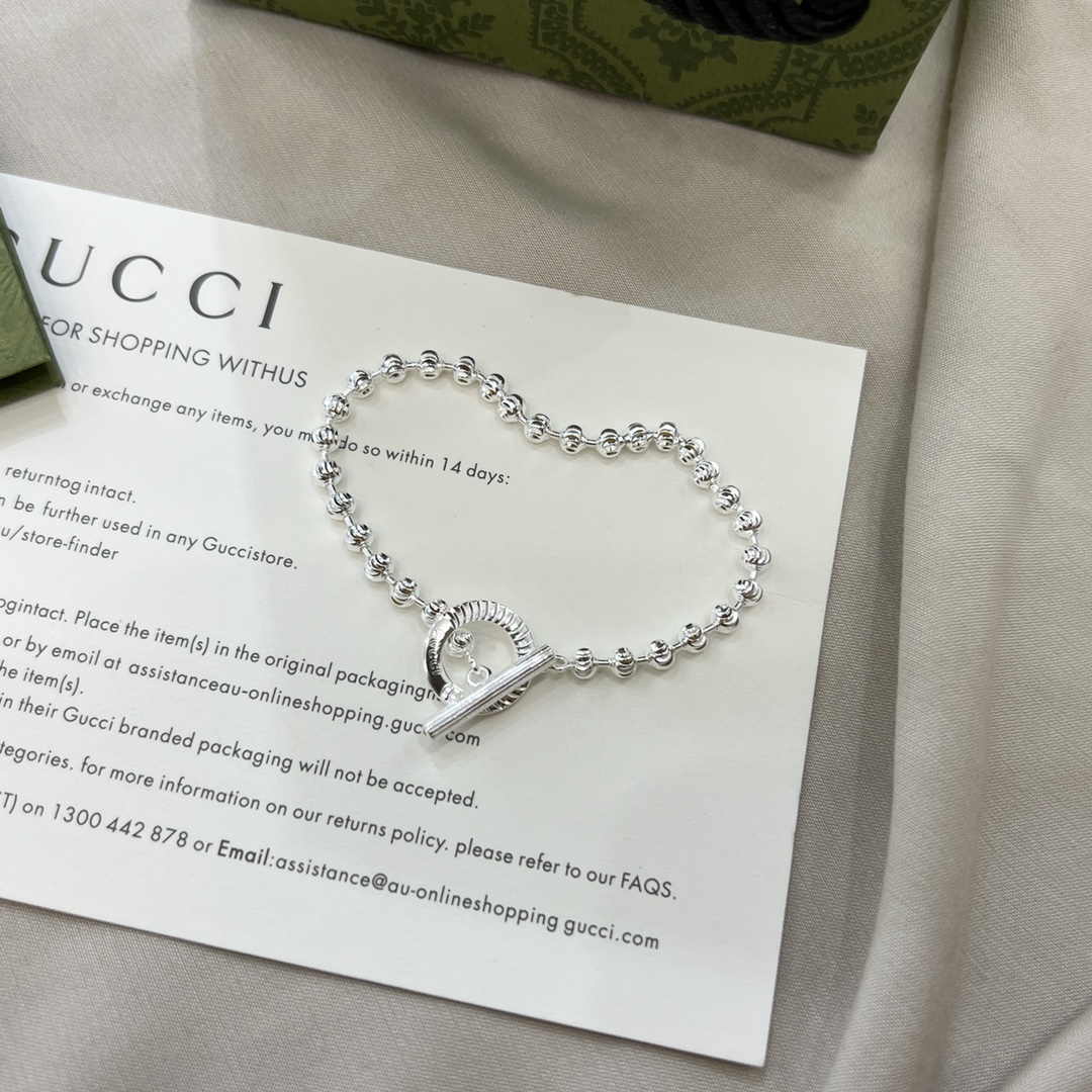 NO:553471,Gucci Gucci 925 sterling silver OT buckle bead carved bracelet size 17cm 18cm 19cm 20cm, Gucci bracelet, gucci, gucci, bracelet, pure silver19860909Gucci古驰925纯银OT扣珠子雕花手链 尺寸17cm 18cm 19cm 20cm,古驰手链,gucci,gucci,bracelet,pure silver,Jewelry
