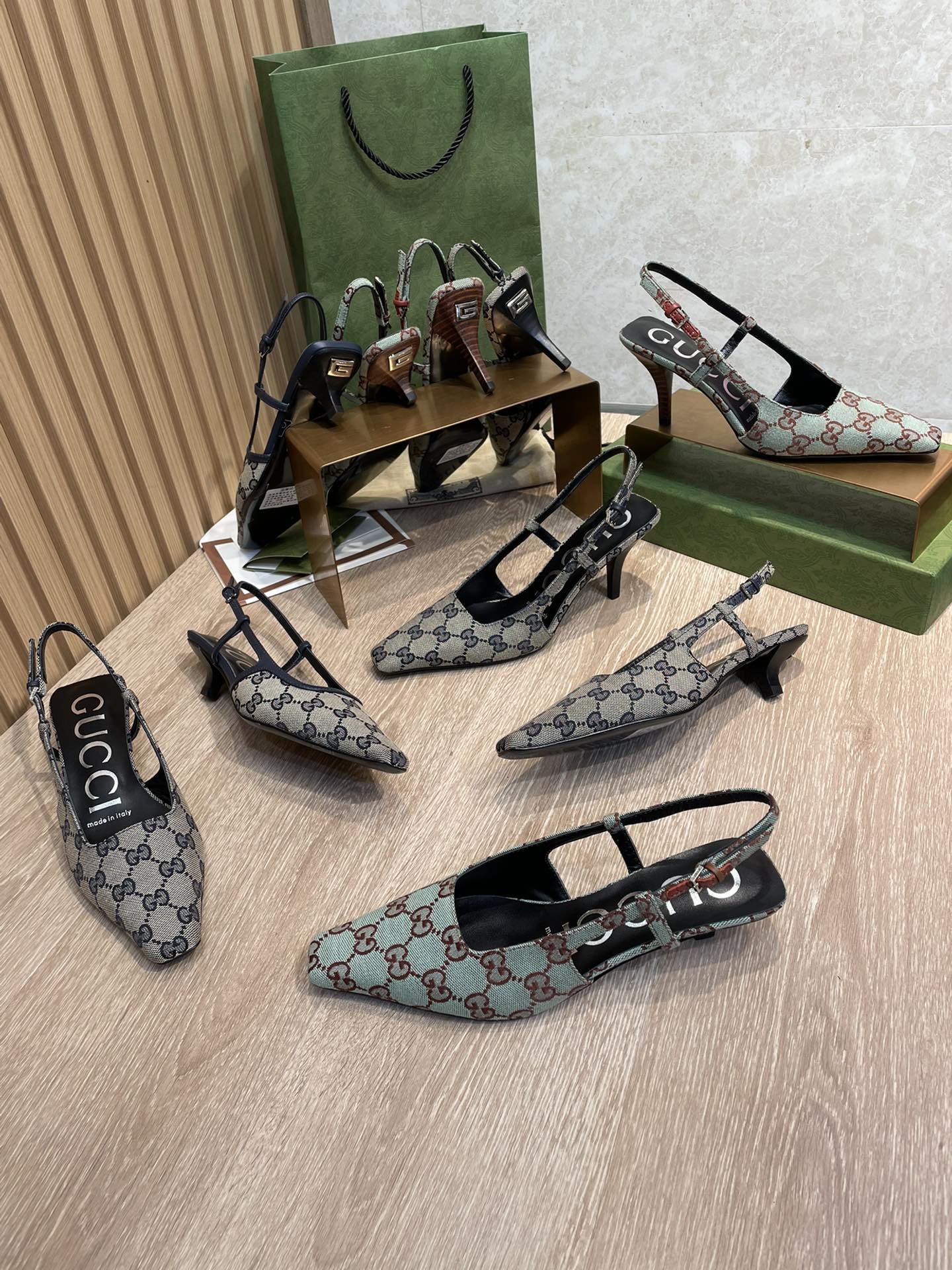 NO:166681,Double GG buckle cat heel series 7.5 and 3.5Cm latest color matching official website synchronized all goods, sandals, sandals19860909双GG扣猫跟系列 7.5和3.5Cm最新配色 官网同步全货,凉鞋,sandals,Women's Shoes