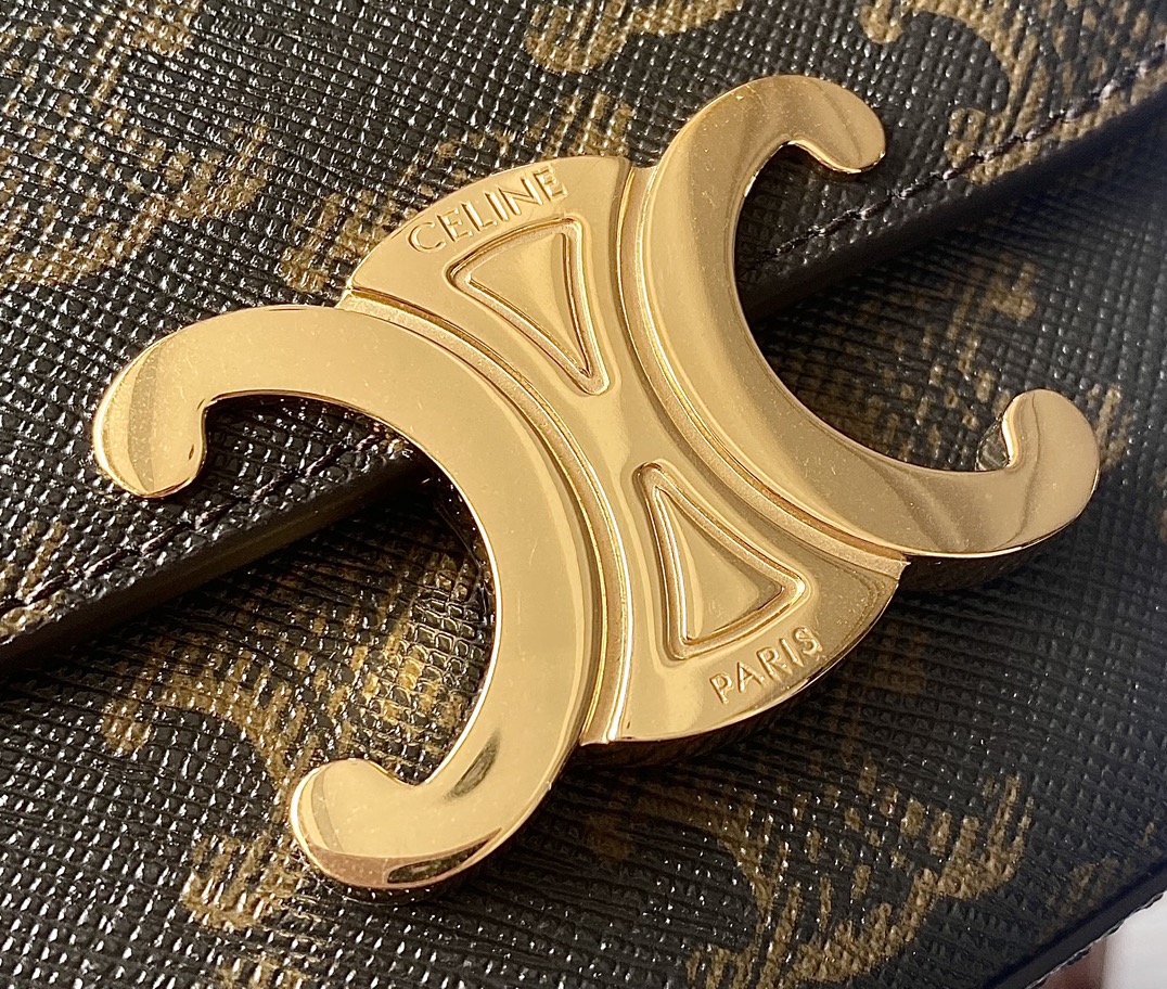 CELINE赛琳进口牛皮凯旋门迷你挎包101513