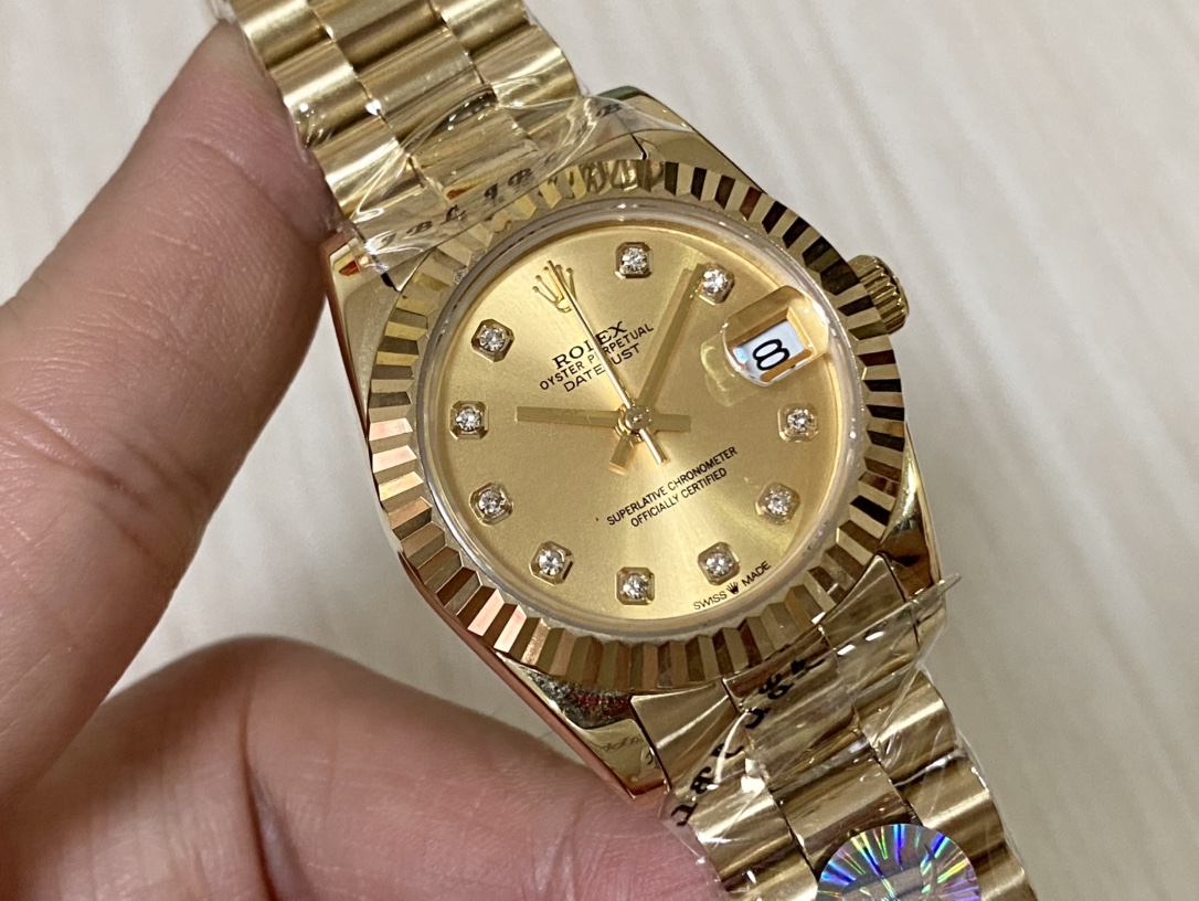 SK Factory 劳力士Rolex 女款 日志型31mm 自動巻き腕時計