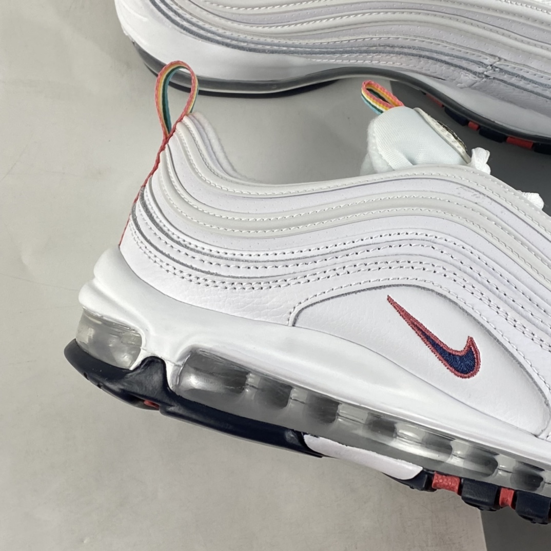 P240  Nike Air Max 97 SE 耐克子弹彩虹配色气垫跑鞋 DH1592-100