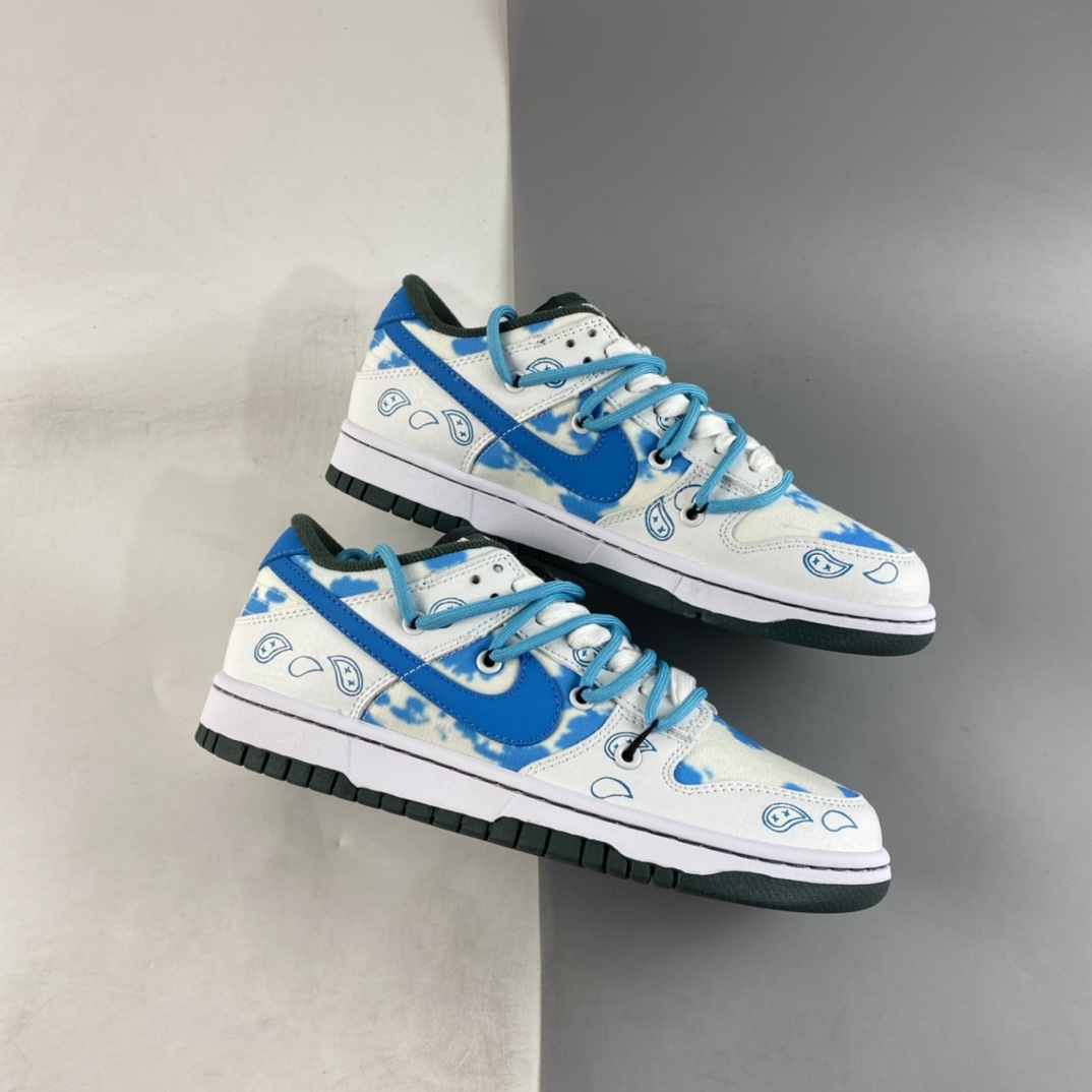 P380  Nike Dunk Low ”Sail Multi-Camo” Vibe风做旧 解构鞋带SB低帮运动休闲板鞋 DH0957-100