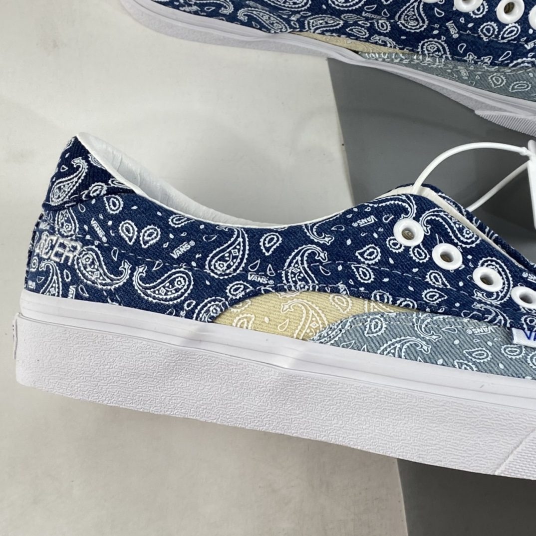 P160  Vans Acer Ni Sp”Denim Blue/ BANDANA”经典5孔低帮百搭休闲帆布硫化板鞋VN0A4UWYASN