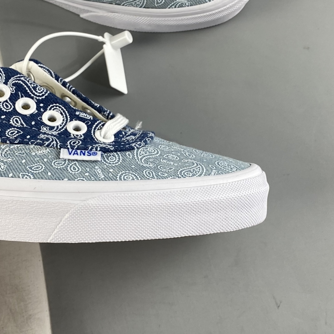 P160  Vans Acer Ni Sp”Denim Blue/ BANDANA”经典5孔低帮百搭休闲帆布硫化板鞋VN0A4UWYASN