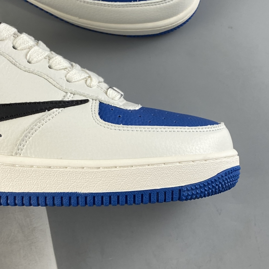 P220  Nike Air Force 1’07 米白蓝倒勾 空军一号低帮休闲板鞋 HG1136-022