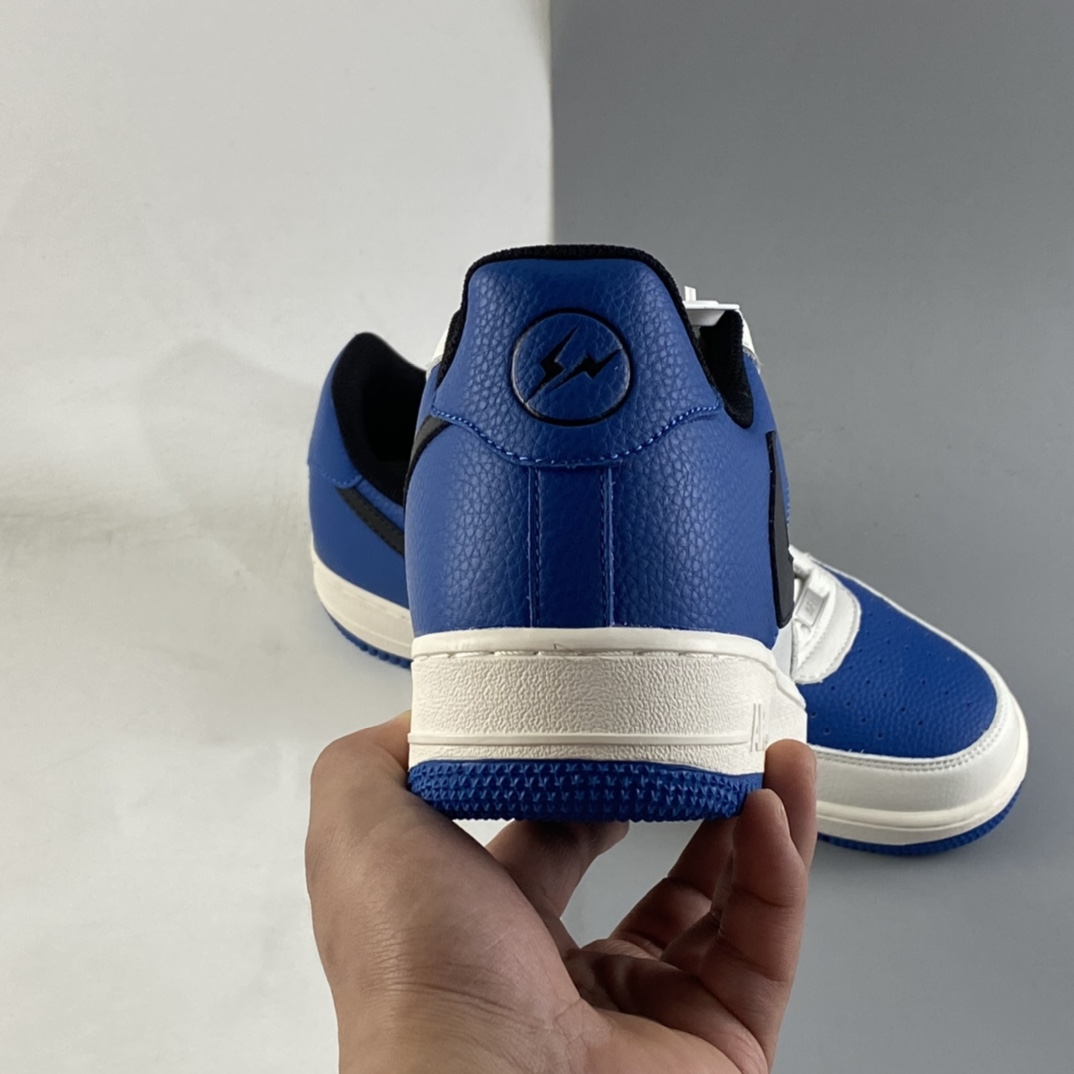 P220  Nike Air Force 1’07 米白蓝倒勾 空军一号低帮休闲板鞋 HG1136-022