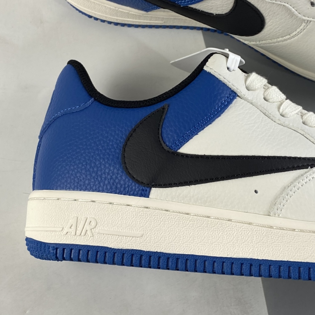 P220  Nike Air Force 1’07 米白蓝倒勾 空军一号低帮休闲板鞋 HG1136-022