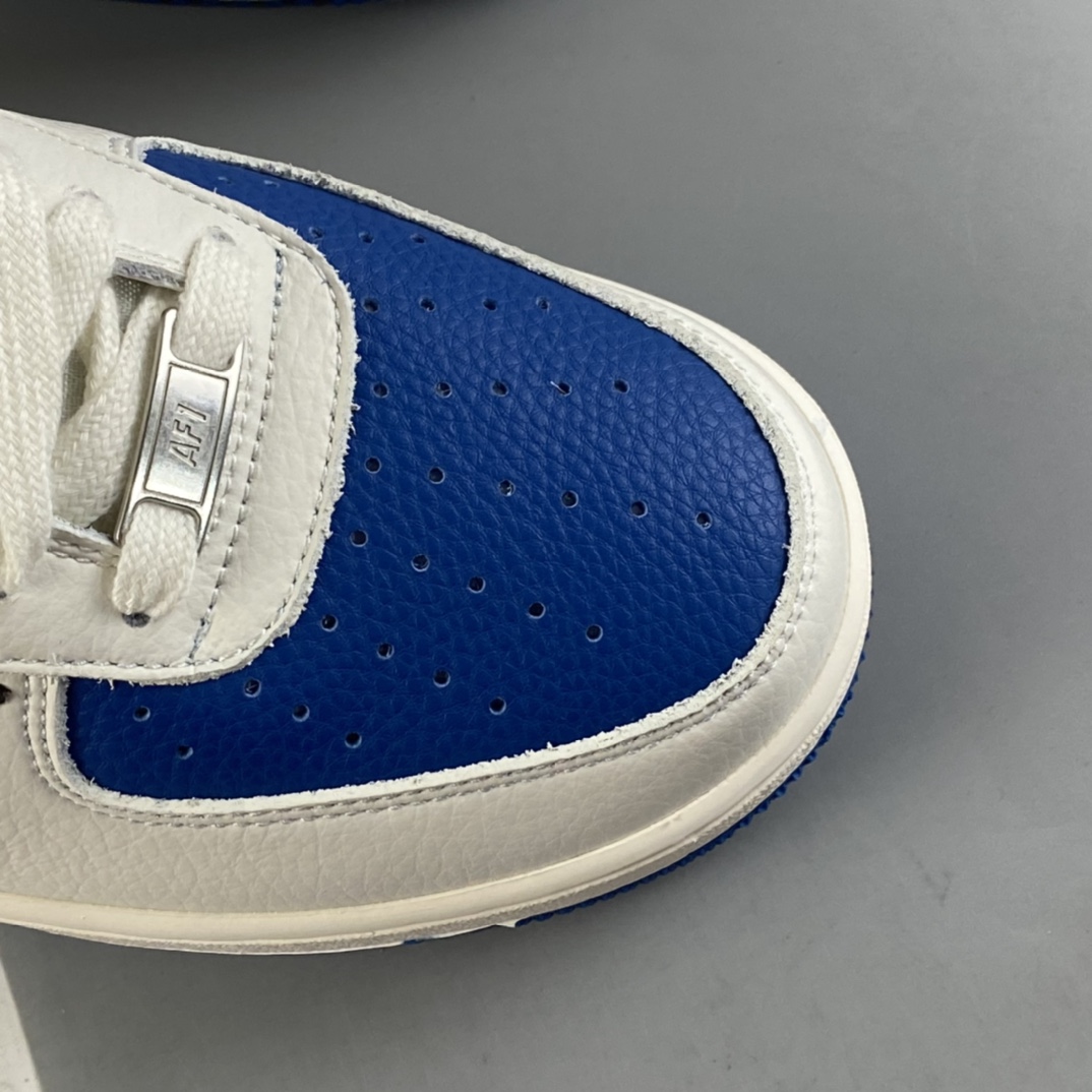 P220  Nike Air Force 1’07 米白蓝倒勾 空军一号低帮休闲板鞋 HG1136-022