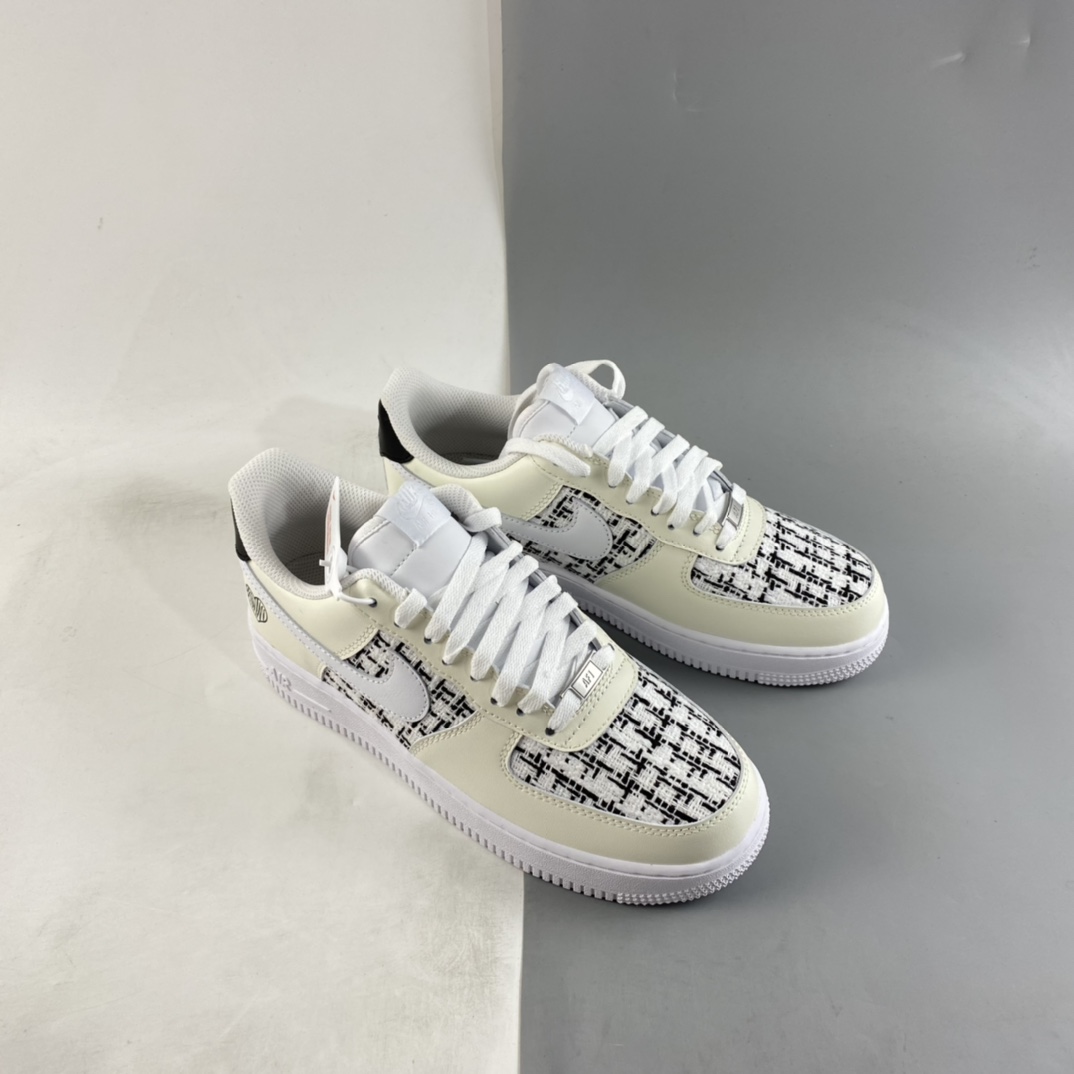 P200  Nike Air Force 1’07 Low 米白小香风空军一号低帮休闲板鞋 DD8959-100