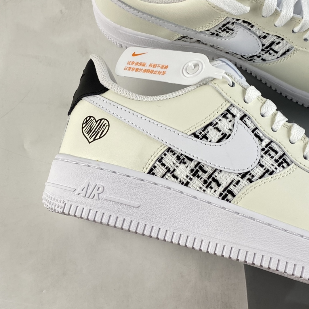 P200  Nike Air Force 1’07 Low 米白小香风空军一号低帮休闲板鞋 DD8959-100