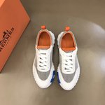 Hermes Casual Shoes Men Calfskin Cowhide TPU Spring/Summer Collection Casual