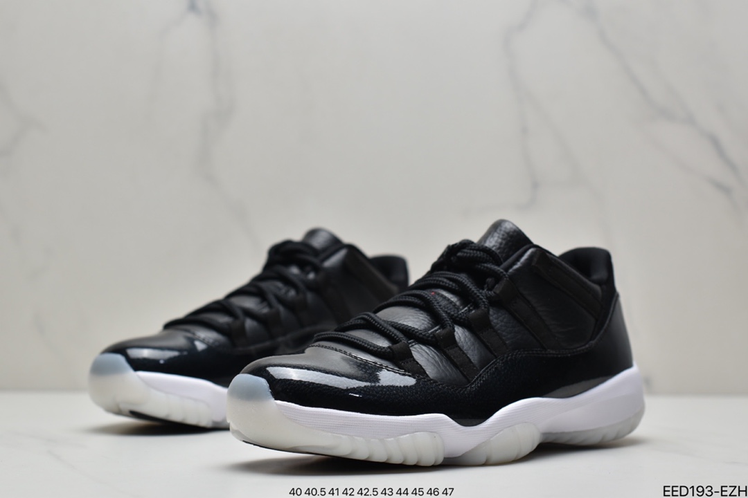 370 Air Jordan 11 Low “72-10”大魔王低帮鞋面AV2187-001