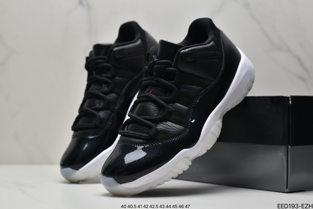 370 Air Jordan 11 Low “72-10”大魔王低帮鞋面AV2187-001
